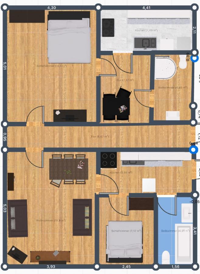 "Casa20200" 2 X Apartments Je 150Qm Fuer Business, Familien, Gruppen, Handwerker 15Min Von Berlin, Erdbeerhof, Outlet B5, 5Min Vom See Falkensee !! 2 Apartment Each 150Qm For Business , Families 15Min From Berlin!! Luaran gambar